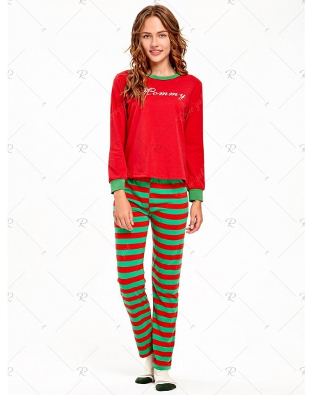 Striped Matching Family Christmas Pajama Suit - Kid 6t