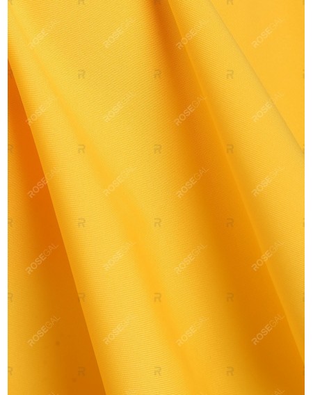 Ladder Cutout Lattice Sunflower Print Swimwear Set - 3xl